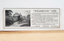 1924 Closter New Jersey "Wildbrook" Country Home Palisades Alpine Photo Print AD