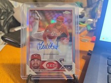 Topps 2023 Chrome Update Auto Rookie Levi Stoudt Reds Refractor 23/499 #AC-LS