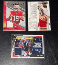 Football Cards Deebo Samuel And Sony Michel Patch Bundle