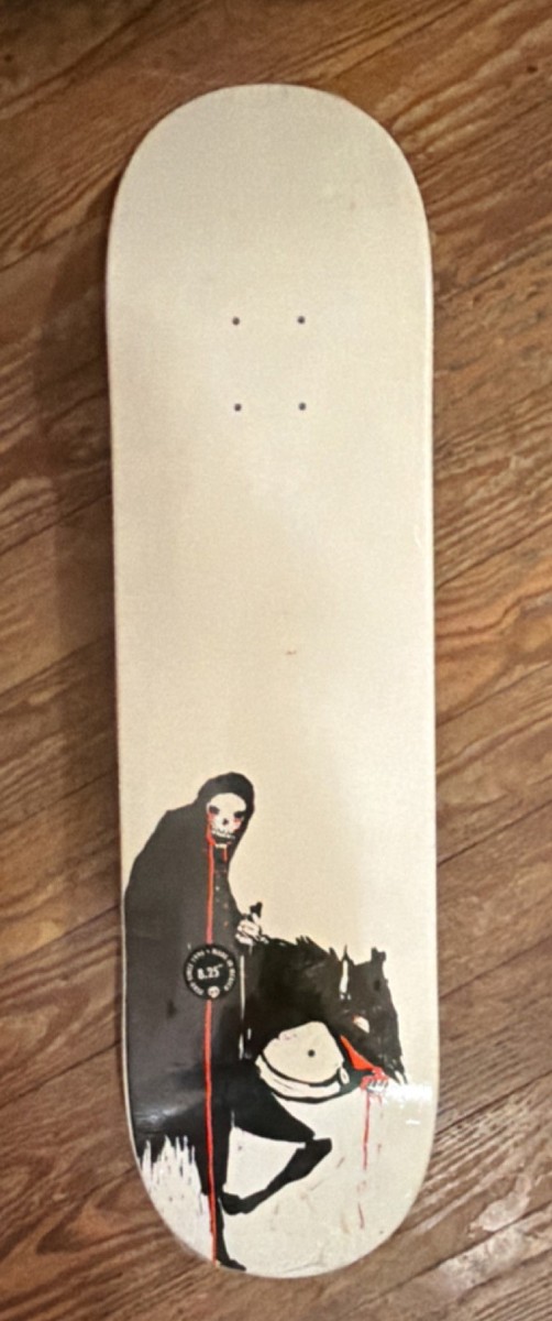 Zero Chris Cole Pitch Canker Skateboard Deck 8.25 Death Lurks