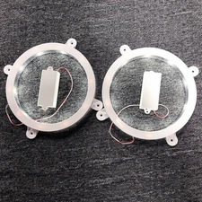 2pcs Cornhole LED Night Lights 6" Cool White Corn Hole Bean Bag Toss Board Lamp