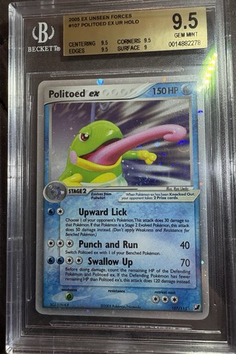 Politoed ex graded BGS 9.5 for sale on eBay