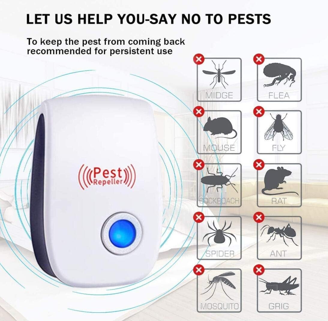 6 Indoor Ultrasonic Repellers: Repel Fleas, Spiders, Mice & Insects