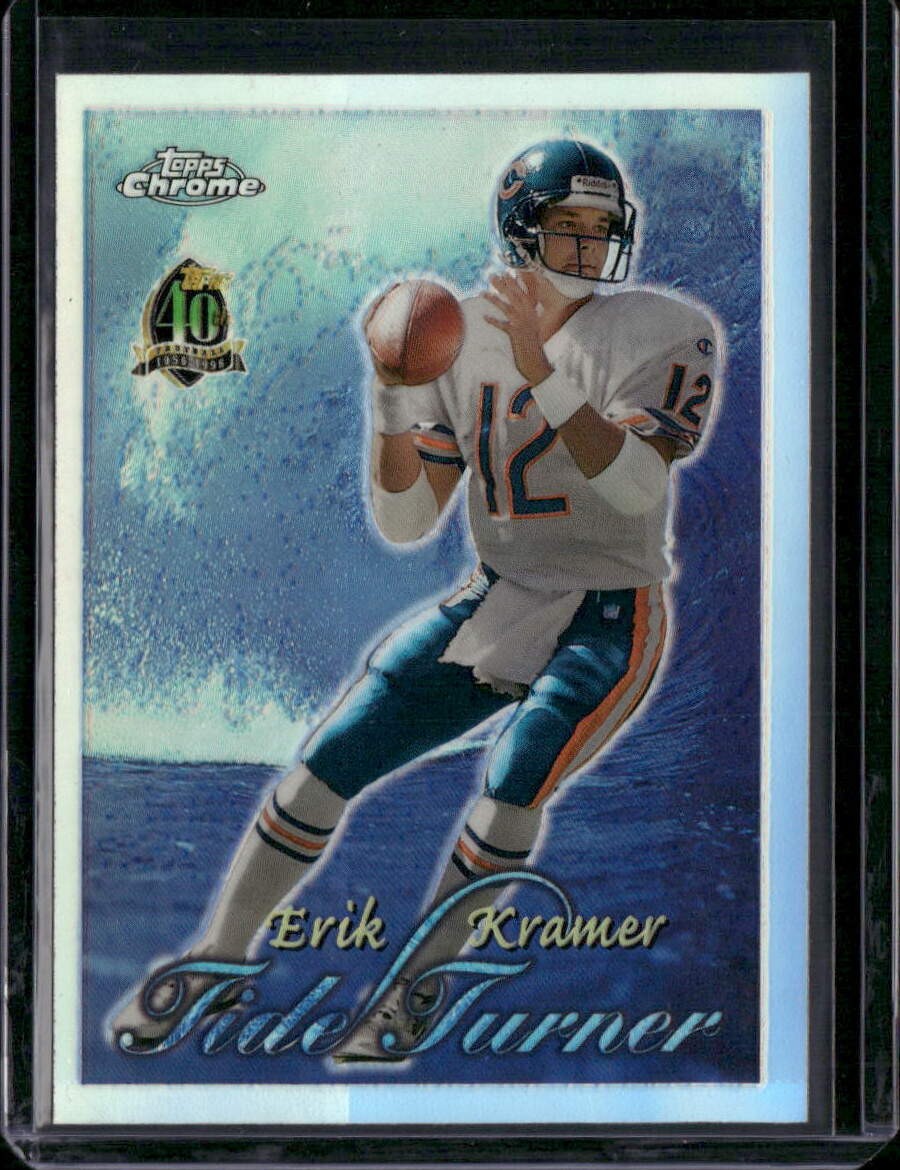 1996 Topps Chrome #TT12 Erik Kramer Tide Turners Refractor