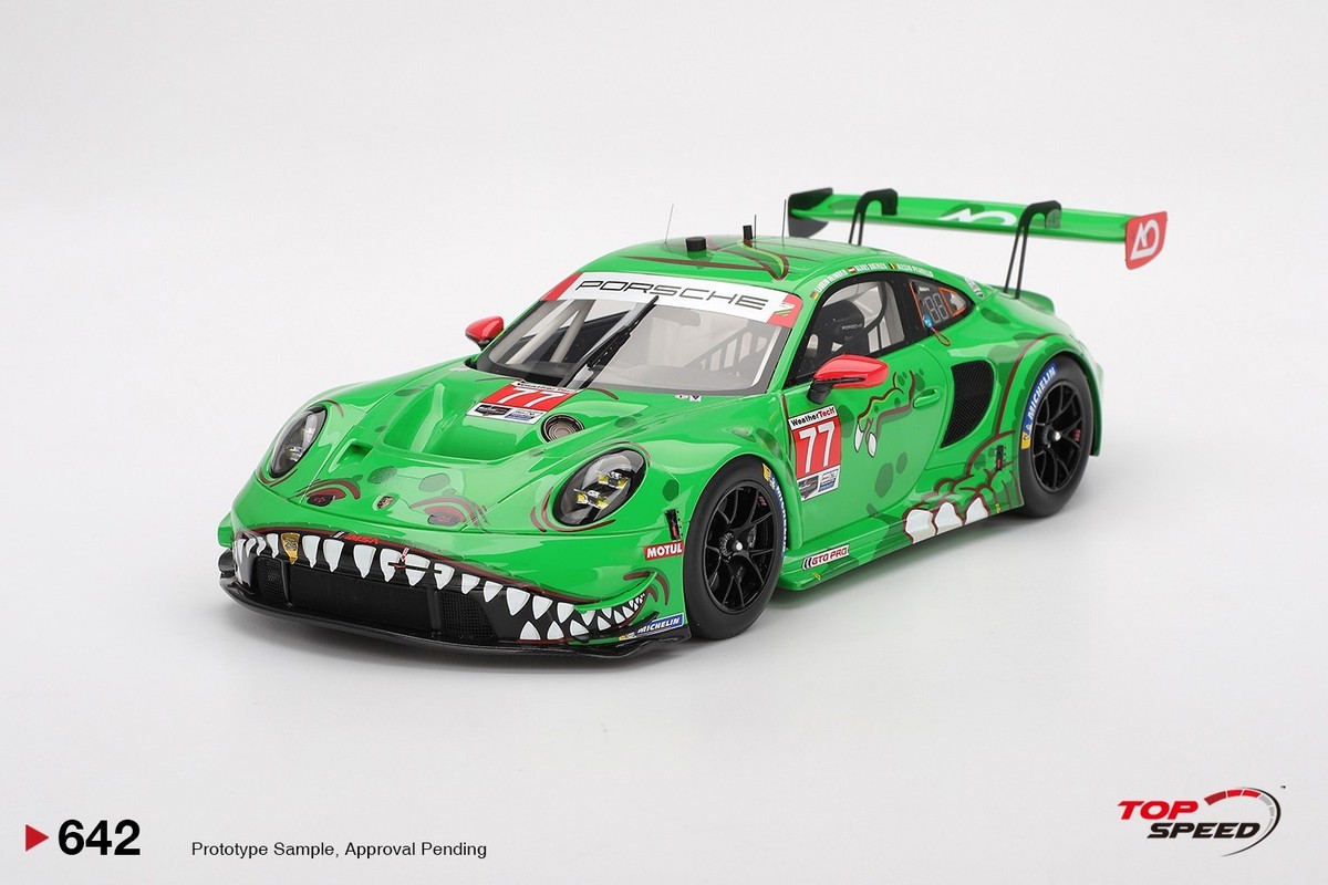 Top Speed 1:18 Porsche 911 GT3 R (992) #77 AO Racing 2025 IMSA