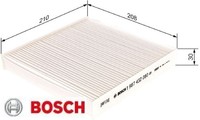 Bosch 1987432080 Filter FüR Innenraumluft Innenraumfilter Filter FüR Renault