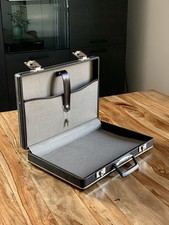 Elegante Valigetta Uomo Vintage 24 Ore Eco Pelle con Serratura Porta Documenti