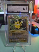 CGC 8.5 NM/MINT+ Pikachu 86/110 Legendary (Collection) Reverse Holo Pokemon Card on eBay
