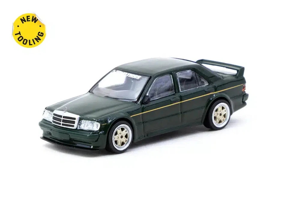 Tarmac Works Mercedes Benz 190 E 2.5-16 Evo 1 Toyo Tires Die Cast 1/64 - Immagine 2 di 4