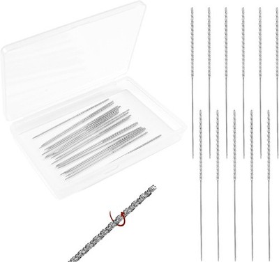 15PCS Snag-Nab-It-Tool, Sliver 2-1/2'' Snag-Needle & Snag-Repair-Tool for Leather