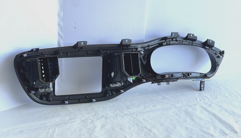 Dodge Dart 2013-2016 tablero velocímetro racimo radio moldura bisel negro/rojo OEM Foto 4 de 4