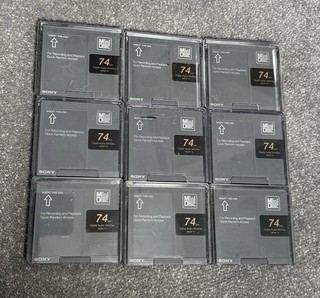 sony mdw 74 minidiscs mini discs