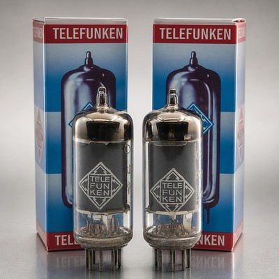 MATCHED PAIR TELEFUNKEN 6AU6/EF94/DIAMOND BOTTOM/HICKOCK TESTED 