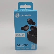 JLab - GO Air POP True Wireless In-Ear Headphones - Black