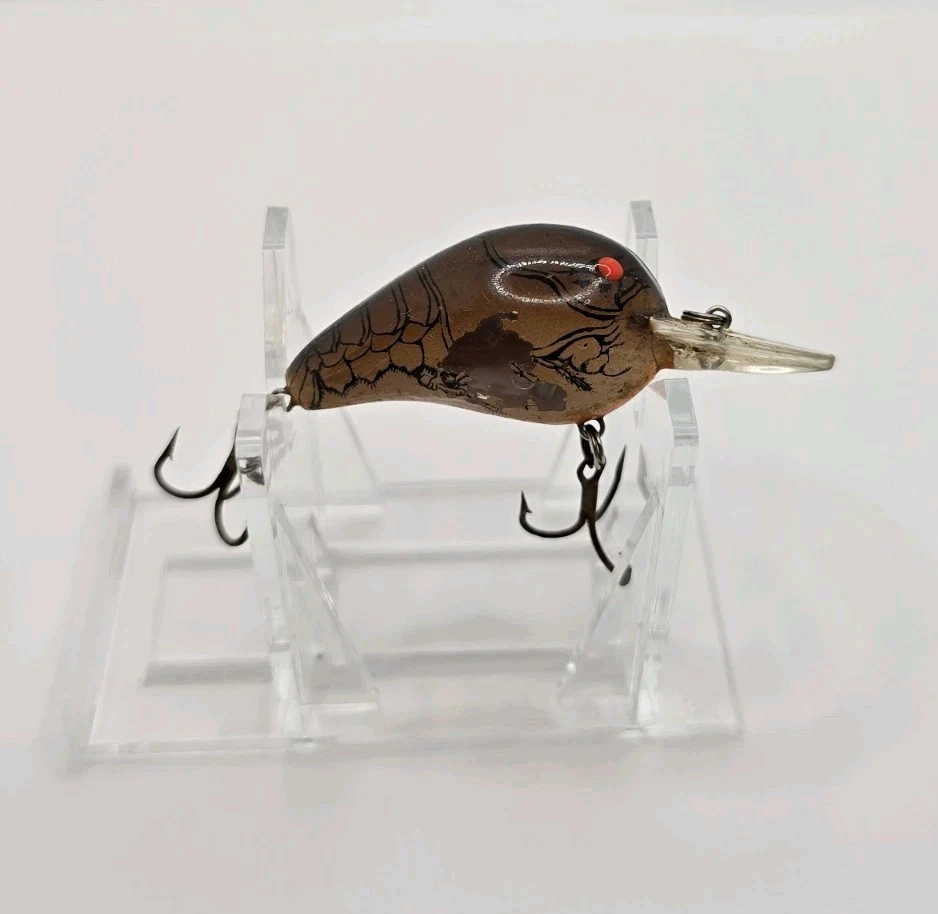 BOMBER Model Fat A 4F Dark Brown Crawdad 1 1/2" Diving Crankbait 1/5oz Fish lure - Image 3 of 4