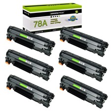 6 PK CE278A 78A Toner cartridge for HP LaserJet Pro P1606 M1536dnf P1606N Black