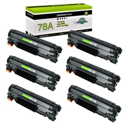GREENCYCLE 6PK CE278A 78A Toner for HP LaserJet Pro P1560 P1566 P1606dn M1536dnf