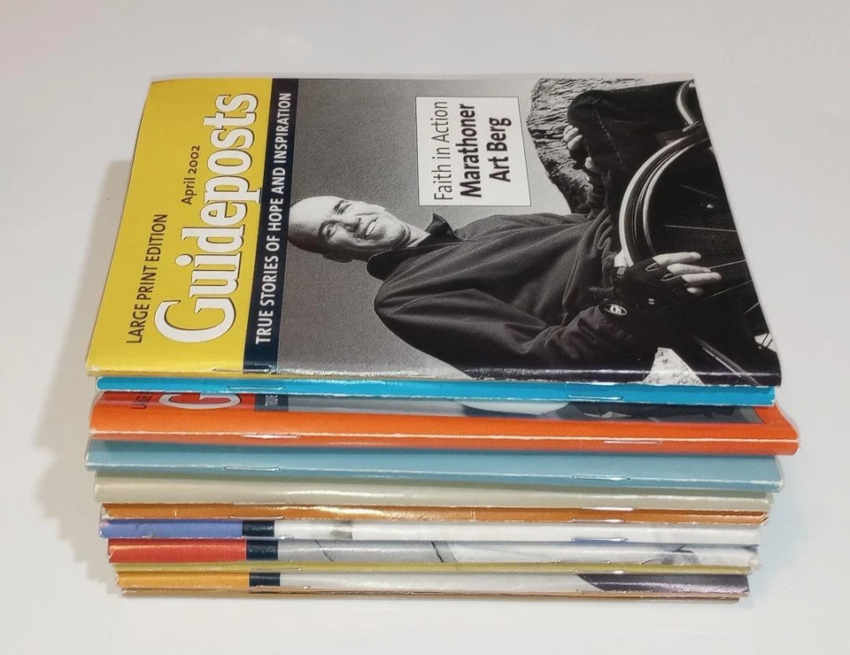 Guideposts Large Print Edition Magazine Lot of 11 Mixed Month's and Year's - Image 3 of 4