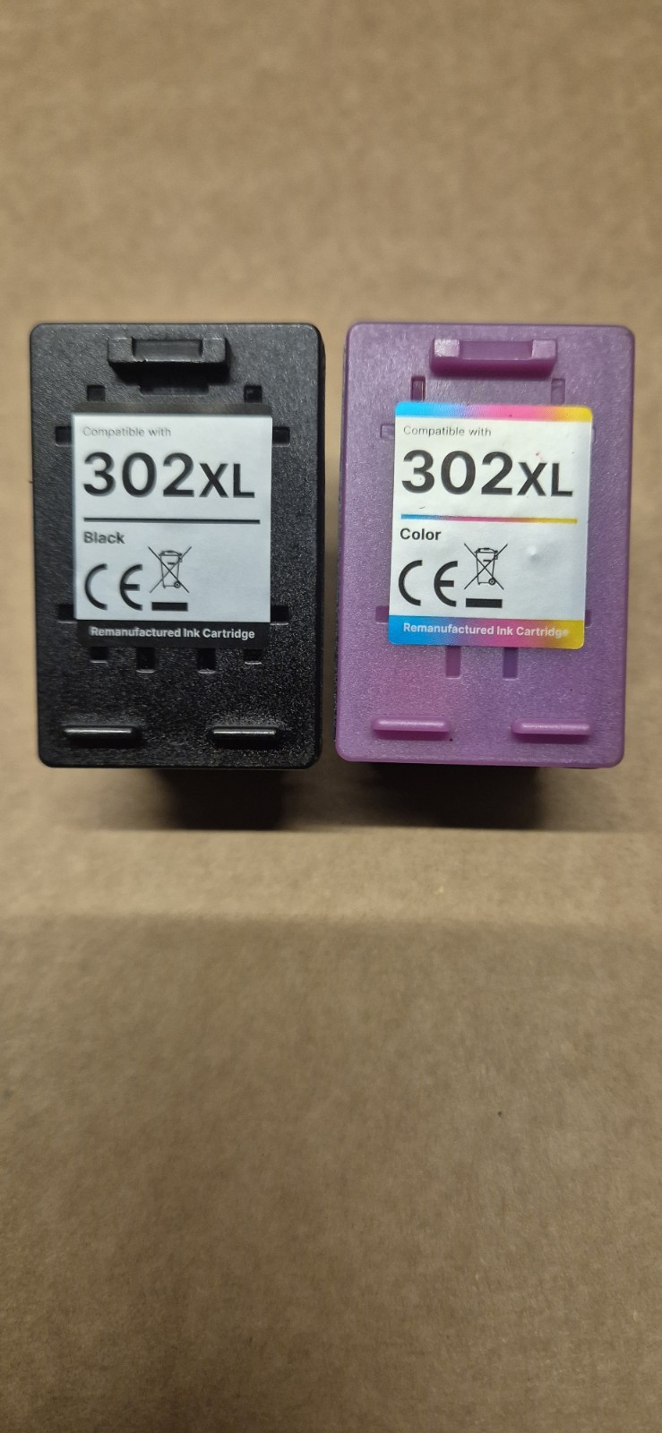 For HP 302XL REFILLED Black & Colour Ink Cartridges - FREE UK DELIVERY!
