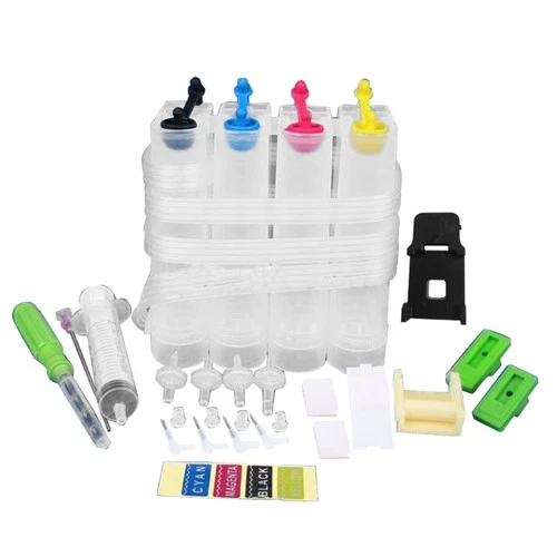 New DIY 4 Colors Refillable Ink Cartridge CISS Fitting For Series Printer