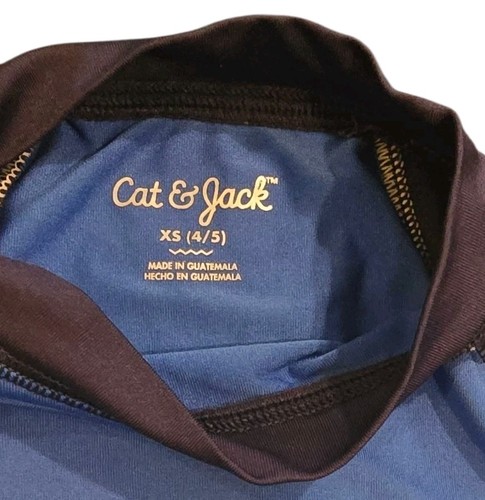 Boys Cat & Jack Longsleeve Swim Shirt XS(4/5) - Picture 2 of 3