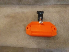 New  LP Orange Medium Small Jam Percussion Block With Built-in Clamp