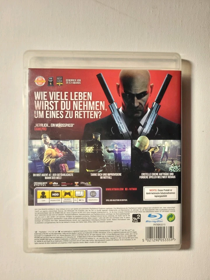 Hitman Absolution PS3 PlayStation 3 Komplett Inkl. Anleitung - Bild 3 von 4