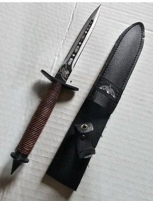 Fairbairn Skyes Style Strike Force Stiletto Dagger COMMANDO Double Edge Knife