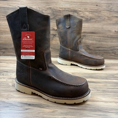 Thorogood 804-3311 American Heritage Men 12D Brown Moc Steel Toe 11'' Work Boots