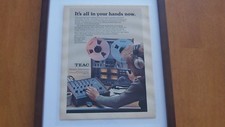 Teac Reel to Reel Ad - It's all in your Hands Now - 1977 Ad - Laminated  
