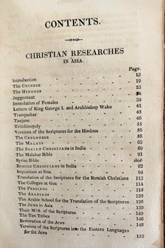 The Works of the Rev. Claudius Buchanan, Researches in Asia. N.Y. 1812. - Picture 3 of 5