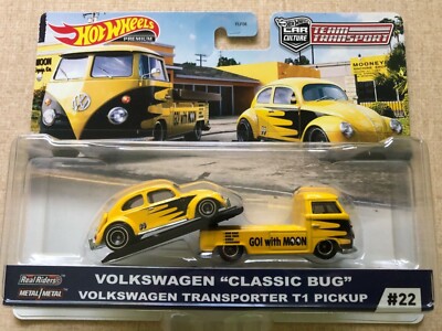Hot Wheels Team Transport Volkswagen Classic Bug T1 Transporter VW Käfer Premium