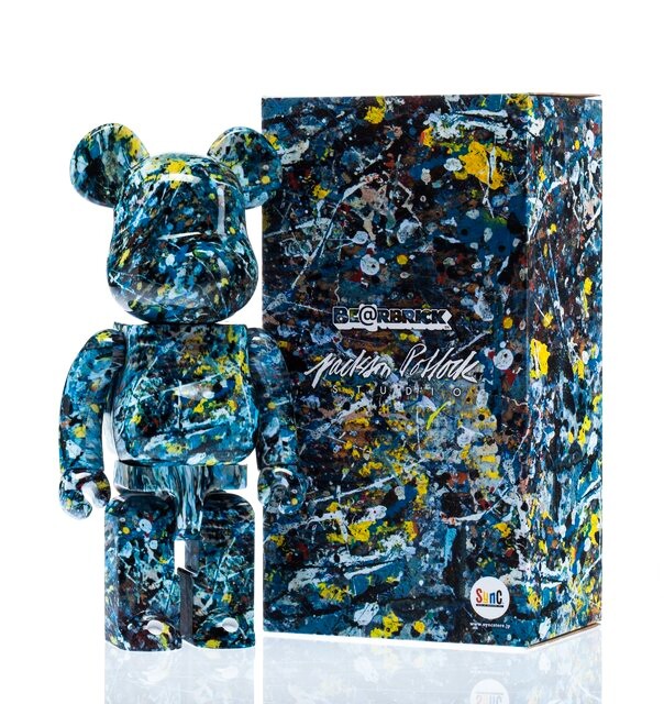 Jackson Pollock Studio - Medicom Be@rbrick - 400% Multi