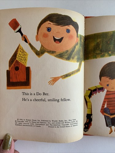 The Romper Room Do Bee Book of Manners Wonder Book 1960 Art Seiden Nancy Claster - Foto 3 di 4