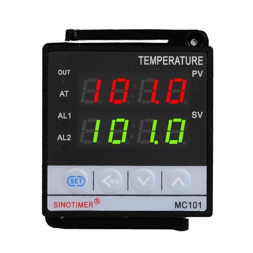 MC101 Doble Digital PID Controlador de Temperatura Termostato Termopar Térmico - Imagen 3 de 9