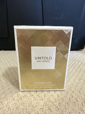 Elizabeth Arden Untold Eau Legere Eau De Toilette Spray 3.3 Oz 100ml New In Box