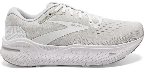 Brooks Ghost Max Size 9 Mens White Oyster Metallic Silver  display picture 3