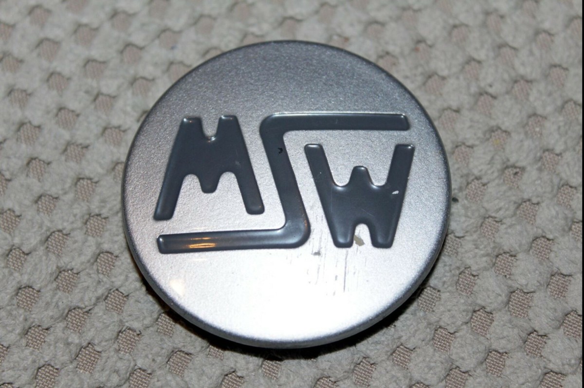 Rare Original MSW By OZ Racing M598 Alloy Wheel Center Plastic Cap Cover Hub