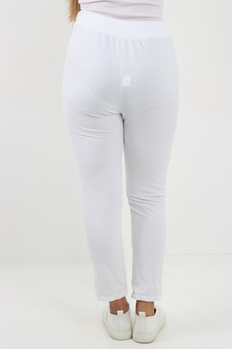Ladies Joggers Italian Plain Trousers Casual Jogging Bottoms Winter Pants - Picture 13 of 46