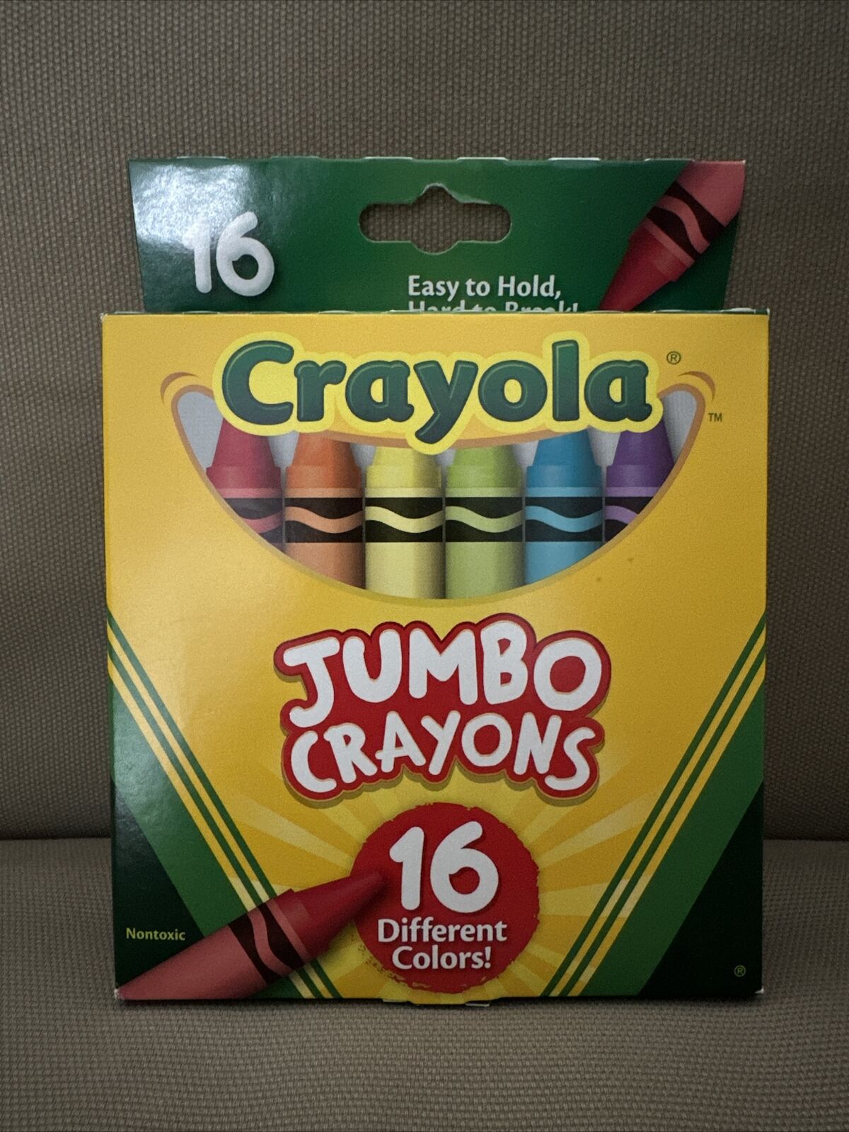 Crayola Jumbo Crayons Assorted Colors Great Toddler 16count for sale online