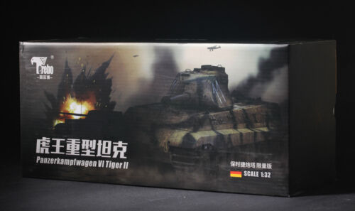 Terebo WWII German Panzerkampfwagen VI Tiger II Tank 1/32 Diecast Model - Picture 5 of 7