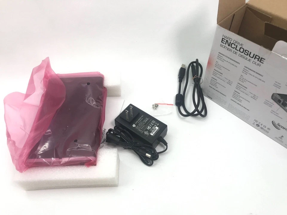 AcomData 3.5inch SATA HDD External Enclosure  Full metal chasis HDEXXXU2E-740 RT - Image 3 of 4