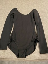Capezio black leotard, size Small