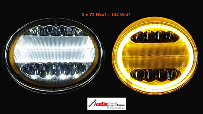 LED Spot Lights Arbeitsleuchten 2x72W Quad PKW LKW Scheinwerfer Mega Hell Paar