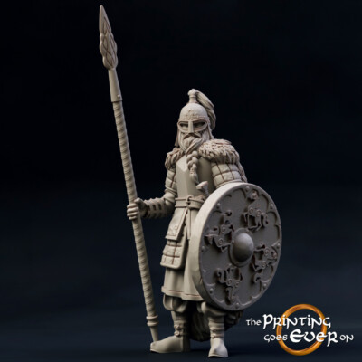 Ridermercia Earl's Guard Human Viking Fighter Miniature | D&D DnD