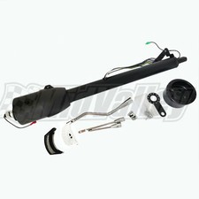 30 Gm Steering Column Tilt No Key Universal W 9 Holes Adapter Steel Black 30 Gm Steering Column Tilt No Key Universal W 9 Holes Adapter Steel Black