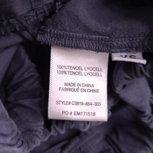 Cloth & Stone Dark Grey Jogger Pull On Drawstring Pants Tencel Lyocell XS - Picture 5 of 8