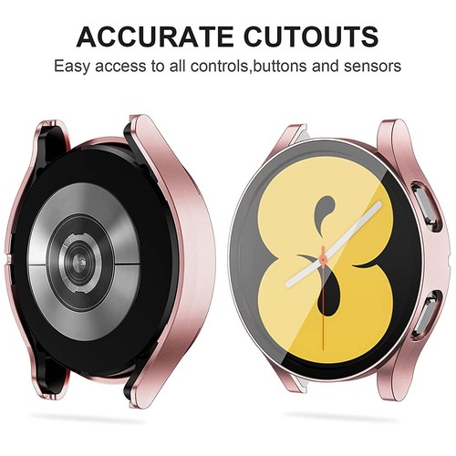 Pour Samsung Galaxy Watch 6 5 4 40 mm 44 mm coque rigide mince mat + protection d'écran - Photo 8 sur 13