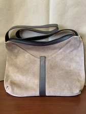 MAXX New York Leather Suede Sholder Purse