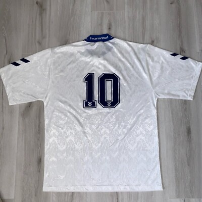 HUMMEL 90s FOOTBALL SHIRT SOCCER JERSEY VINTAGE #10 sz XXL MEN | eBay